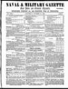 Naval & Military Gazette and Weekly Chronicle of the United Service Saturday 11 October 1862 Page 1