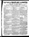 Naval & Military Gazette and Weekly Chronicle of the United Service Saturday 18 October 1862 Page 1