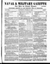 Naval & Military Gazette and Weekly Chronicle of the United Service Saturday 25 October 1862 Page 1