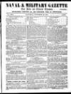 Naval & Military Gazette and Weekly Chronicle of the United Service Saturday 29 November 1862 Page 1
