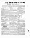 Naval & Military Gazette and Weekly Chronicle of the United Service Saturday 03 January 1863 Page 1