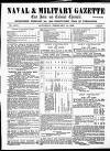 Naval & Military Gazette and Weekly Chronicle of the United Service Saturday 14 February 1863 Page 1