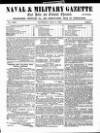 Naval & Military Gazette and Weekly Chronicle of the United Service