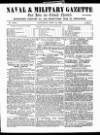 Naval & Military Gazette and Weekly Chronicle of the United Service Saturday 16 May 1863 Page 1