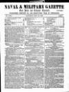 Naval & Military Gazette and Weekly Chronicle of the United Service Saturday 23 May 1863 Page 1