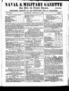 Naval & Military Gazette and Weekly Chronicle of the United Service Saturday 02 January 1864 Page 1