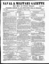 Naval & Military Gazette and Weekly Chronicle of the United Service Saturday 02 April 1864 Page 1