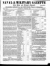 Naval & Military Gazette and Weekly Chronicle of the United Service Saturday 25 June 1864 Page 1