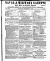 Naval & Military Gazette and Weekly Chronicle of the United Service Saturday 10 December 1864 Page 1