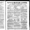 Naval & Military Gazette and Weekly Chronicle of the United Service Saturday 11 March 1865 Page 1