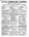 Naval & Military Gazette and Weekly Chronicle of the United Service Saturday 01 July 1865 Page 1