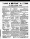 Naval & Military Gazette and Weekly Chronicle of the United Service Saturday 05 August 1865 Page 1