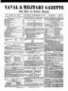 Naval & Military Gazette and Weekly Chronicle of the United Service Saturday 09 September 1865 Page 1