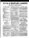 Naval & Military Gazette and Weekly Chronicle of the United Service Saturday 07 October 1865 Page 1
