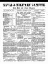 Naval & Military Gazette and Weekly Chronicle of the United Service Saturday 28 October 1865 Page 1