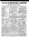 Naval & Military Gazette and Weekly Chronicle of the United Service Saturday 04 November 1865 Page 1