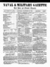 Naval & Military Gazette and Weekly Chronicle of the United Service Saturday 23 December 1865 Page 1
