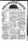 Naval & Military Gazette and Weekly Chronicle of the United Service Saturday 05 January 1867 Page 1