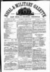 Naval & Military Gazette and Weekly Chronicle of the United Service Saturday 13 April 1867 Page 1