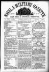 Naval & Military Gazette and Weekly Chronicle of the United Service Saturday 31 August 1867 Page 1