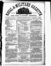 Naval & Military Gazette and Weekly Chronicle of the United Service