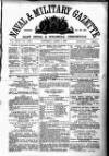 Naval & Military Gazette and Weekly Chronicle of the United Service