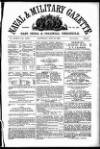 Naval & Military Gazette and Weekly Chronicle of the United Service Saturday 10 July 1869 Page 1