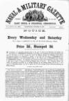 Naval & Military Gazette and Weekly Chronicle of the United Service Wednesday 13 October 1869 Page 1