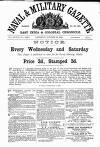 Naval & Military Gazette and Weekly Chronicle of the United Service Saturday 23 October 1869 Page 1
