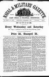 Naval & Military Gazette and Weekly Chronicle of the United Service Wednesday 01 December 1869 Page 1