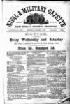 Naval & Military Gazette and Weekly Chronicle of the United Service Saturday 26 March 1870 Page 1