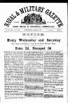 Naval & Military Gazette and Weekly Chronicle of the United Service Wednesday 06 April 1870 Page 1