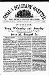 Naval & Military Gazette and Weekly Chronicle of the United Service Wednesday 31 August 1870 Page 1
