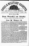 Naval & Military Gazette and Weekly Chronicle of the United Service Wednesday 07 September 1870 Page 1