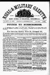 Naval & Military Gazette and Weekly Chronicle of the United Service