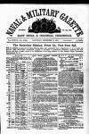 Naval & Military Gazette and Weekly Chronicle of the United Service Saturday 17 December 1870 Page 1