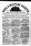 Naval & Military Gazette and Weekly Chronicle of the United Service Saturday 24 December 1870 Page 1
