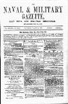 Naval & Military Gazette and Weekly Chronicle of the United Service Saturday 11 March 1871 Page 1