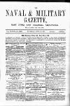 Naval & Military Gazette and Weekly Chronicle of the United Service Saturday 29 April 1871 Page 1