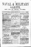Naval & Military Gazette and Weekly Chronicle of the United Service Saturday 16 September 1871 Page 1