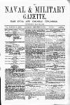 Naval & Military Gazette and Weekly Chronicle of the United Service Saturday 30 September 1871 Page 1