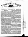 Naval & Military Gazette and Weekly Chronicle of the United Service Saturday 06 January 1872 Page 1