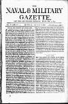 Naval & Military Gazette and Weekly Chronicle of the United Service Saturday 04 January 1873 Page 1