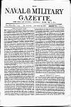 Naval & Military Gazette and Weekly Chronicle of the United Service Saturday 18 January 1873 Page 1