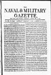 Naval & Military Gazette and Weekly Chronicle of the United Service Saturday 22 February 1873 Page 1