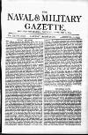 Naval & Military Gazette and Weekly Chronicle of the United Service Saturday 29 March 1873 Page 1