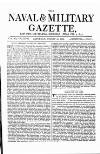 Naval & Military Gazette and Weekly Chronicle of the United Service