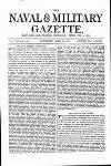 Naval & Military Gazette and Weekly Chronicle of the United Service Saturday 18 April 1874 Page 1