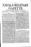 Naval & Military Gazette and Weekly Chronicle of the United Service Saturday 25 April 1874 Page 1