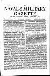 Naval & Military Gazette and Weekly Chronicle of the United Service